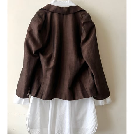 Vintage Linen Rayon DB JKT