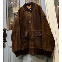 Euro Vintage Button Down Leather JKT (made in Germany)