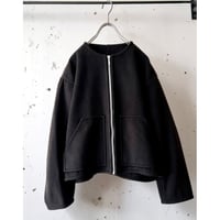 Melton Wool Zip-up Short JKT