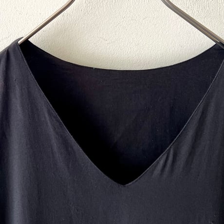 V-neck No Sleeve Maxi Tiered Dress