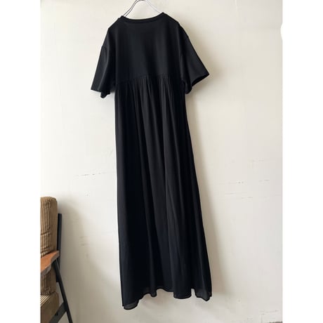 Short Sleeve Docking Naxi Dress