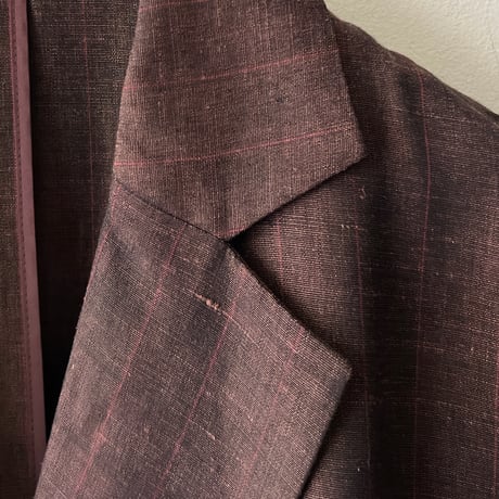 Vintage Linen Rayon DB JKT