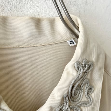 Vintage Embroidery Design Long Sleeve Shirt