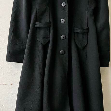 80-90's TRAMWAY paris Medium Dress Coat (made in France)