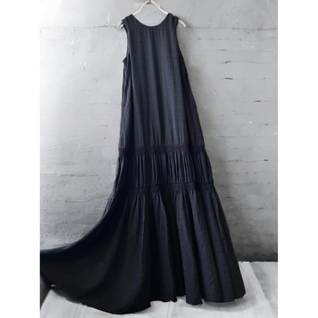 Plaid Pattarn No Sleeve Maxi Dress