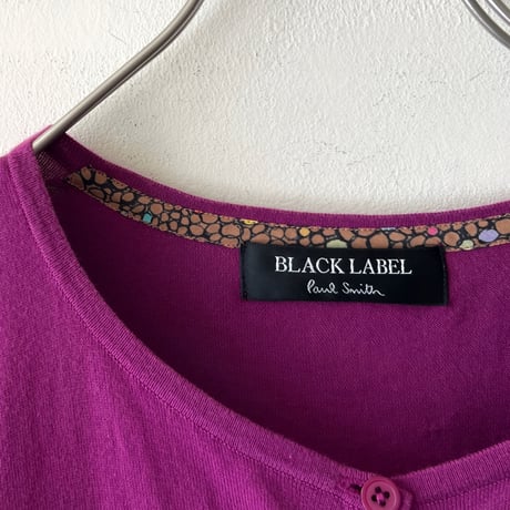 Paul Smith Black Label Heart Button Short Sleeve Cardigan