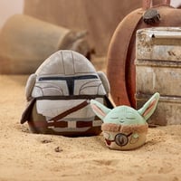 ※アメリカディズニー限定　【USA直輸入】　STAR WARS　スターウォーズ　マンダロリアン　グローグー set　クッション 　スクイッシュマロ 　１２インチ　海外ドラマ　ディズニープラス