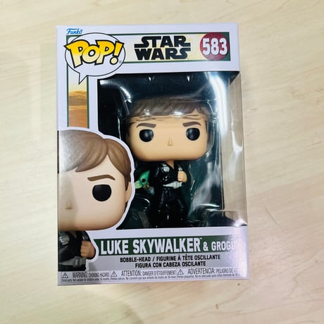 【USA直輸入】POP!　STAR WARS　ルーク　スカイウォーカー　グローグー　583　フィギュア　ファンコ　ディズニー 　スターウォーズ　ジェダイ　フォース  　ベイビーヨーダ