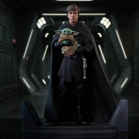 【USA直輸入】　STAR WARS スターウォーズ　マンダロリアン　ルーク　スカイウォーカー　グローグー　プレミア　コレクション　1/7　スケール　フィギュア　スタチュー　ダイヤモンドセレクト