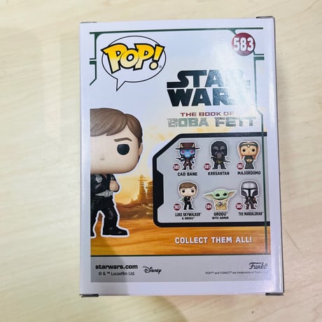 【USA直輸入】POP!　STAR WARS　ルーク　スカイウォーカー　グローグー　583　フィギュア　ファンコ　ディズニー 　スターウォーズ　ジェダイ　フォース  　ベイビーヨーダ