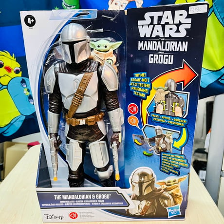 【USA直輸入】　STAR WARS スターウォーズ　マンダロリアン　グローグー　アクション　トーキング　フィギュア　約30ｃｍ　ハズブロ
