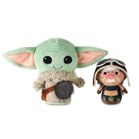※ご予約商品　【USA直輸入】　スターウォーズ　マンダロリアン　グローグー アンゼラン　セット　ぬいぐるみ　ittybittys　STARWARS　約10ｃｍ　hallmark  マンドー　ペドロ