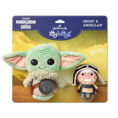 ※ご予約商品　【USA直輸入】　スターウォーズ　マンダロリアン　グローグー アンゼラン　セット　ぬいぐるみ　ittybittys　STARWARS　約10ｃｍ　hallmark  マンドー　ペドロ