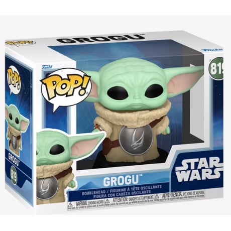 【USA直輸入】 POP!　STARWARS　マンダロリアン　グローグー　819　フィギュア　ファンコ　ディズニー 　スターウォーズ　ジェダイ　フォース  　マンドー