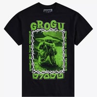 【USA直輸入】　STAR　WARS　マンダロリアン　グローグー  フォース　Ｔシャツ　スターウォーズ  ザ　チャイルド　ディズニー プラス　ドラマ  ペドロ　ディン