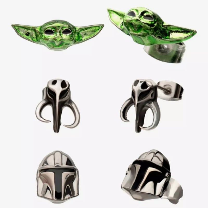 ご予約商品【USA直輸入】 STAR WARS マンダロリアン グローグー ピアス