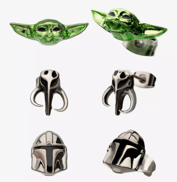 ご予約商品【USA直輸入】 STAR WARS マンダロリアン グローグー ピアス
