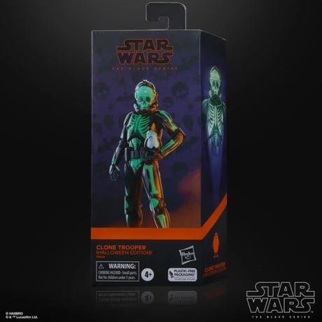 【USA直輸入】　STAR WARS　スターウォーズ 　クローントルーパー　ハロウィン　エディション　 ブラックシリーズ　アクション　フィギュア　6インチ　約15cm　ハズブロ