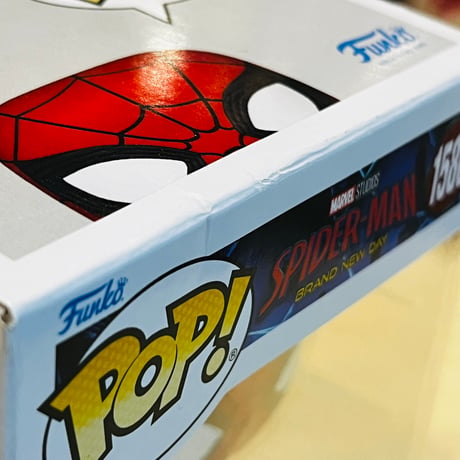 【USA直輸入】POP!　MARVEL　スパイダーマン　ブランド　ニュー　デイ　1586　FUNKO　ファンコ　フィギュア　マーベル　映画 トム ホランド