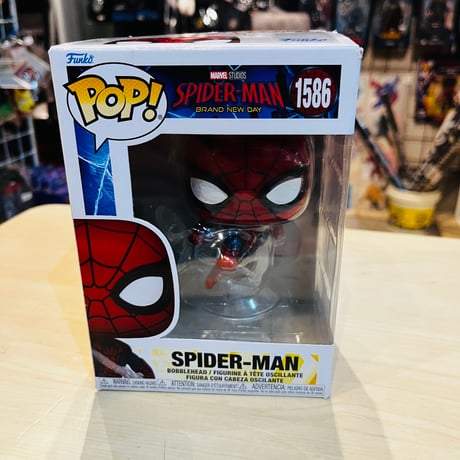 【USA直輸入】POP!　MARVEL　スパイダーマン　ブランド　ニュー　デイ　1586　FUNKO　ファンコ　フィギュア　マーベル　映画 トム ホランド