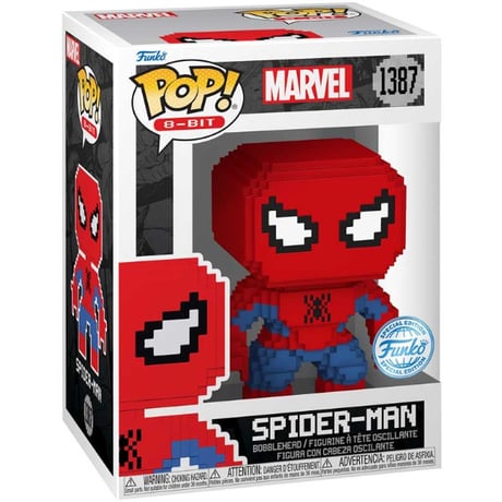 【USA直輸入】POP!　MARVEL　スパイダーマン エイトビット 1387　FUNKO　ファンコ　マーベル　限定　spider　8bit