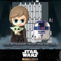 【USA直輸入】　STAR WARS スターウォーズ　マンダロリアン　ルーク　スカイウォーカー　グローグー　R2-D2　コスベイビー　ホットトイズ　フィギュア　スタチュー