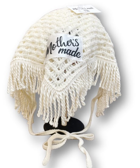 mother's made/マザーズメイド　78-605801　クロシェ白Cap