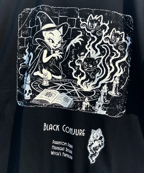 OUJIA BOARD/ウイジャボード　OB335 ブラックコンジャーTシャツ