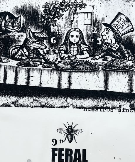 SANATORIUM/サナトリウム　SR354　ティーパーティーTシャツ（ホワイト）