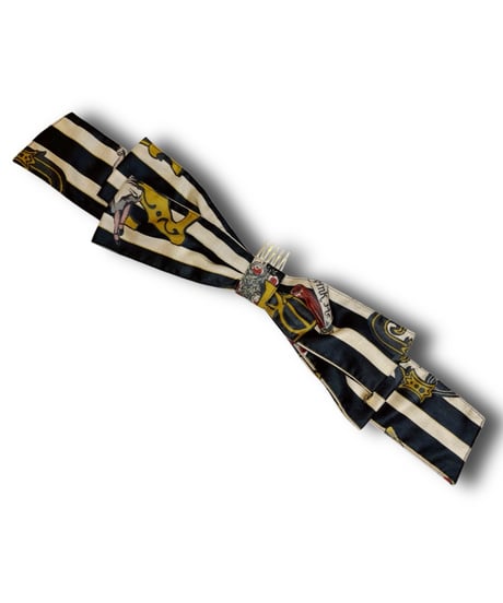 Perla nell' ostrica　2026P-AC  Alice in Wonder Glyph 2Way ribbon（Black）