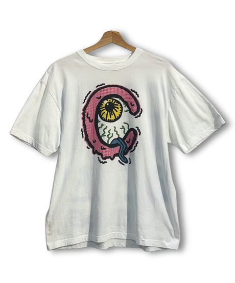 CREAM CHEESE/クリームチーズ　BIG C eye Tシャツ (Pink)