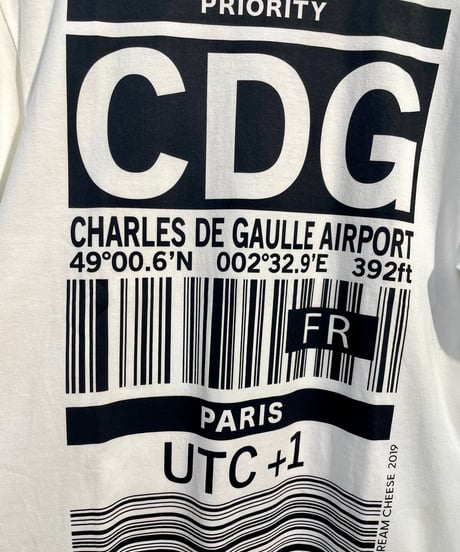 CREAM CHEESE/クリームチーズ　CDG Tシャツ
