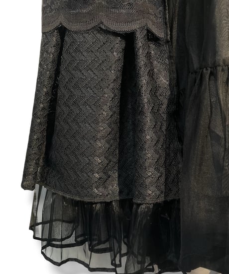 mother's made/マザーズメイド 607601 黒ティアードSK