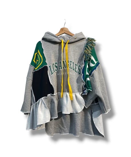 mother's made/マザーズメイド  608202　緑ロゴニットPK(gray)