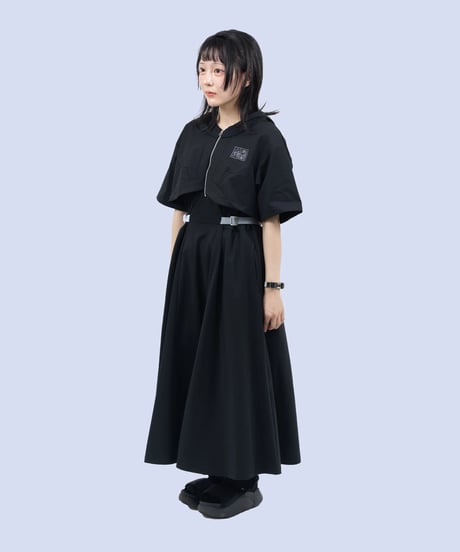 nonoyamaaki/ののやまあき　LIFESAVEロングワンピース（ブラック）