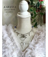 KARANSA/カランサ　KN-577《トリプルムーン・水晶》 天然石ネックレス