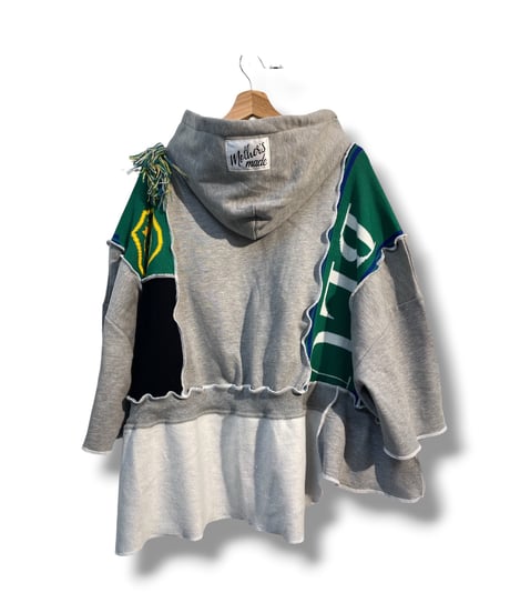 mother's made/マザーズメイド  608202　緑ロゴニットPK(gray)