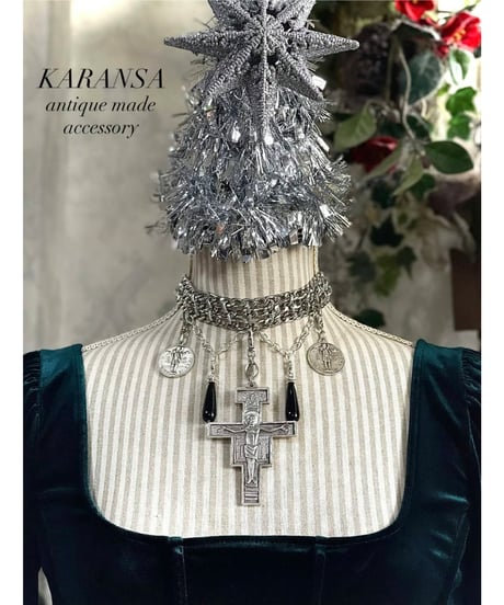 KARANSA/カランサ　KN- 532 《ダビデの宮殿・オニキス》 ネックレス2way