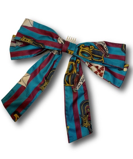 Perla nell' ostrica　2026P-AC  Alice in Wonder Glyph 2Way ribbon（Blue）