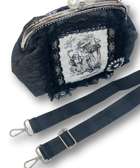 neko koma/ネココマ　アリスのがま口Bag