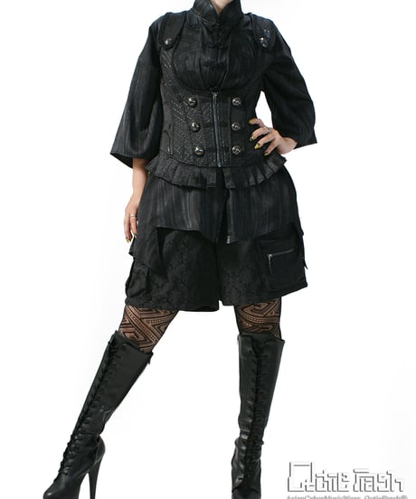 QutieFrash/キューティーフラッシュ 9989-CT　チャイナBIGプルオーバー
