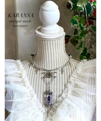 KARANSA/カランサ　KN-576《シャトーキャンドル・トリプルムーン》 天然石ネックレス