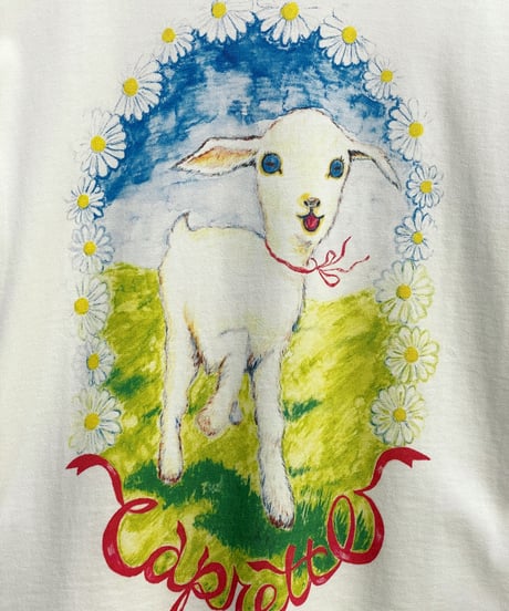 CREAM CHEESE/クリームチーズ　カプレット半袖Tシャツ