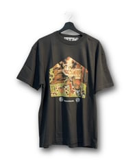 うぃじゃぼーど　UB142　猫祭りＴシャツ(チャコールグレー)