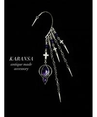 KARANSA/カランサ　KF-87 《アルテミスの矢・アメジスト》 天然石イヤーフック