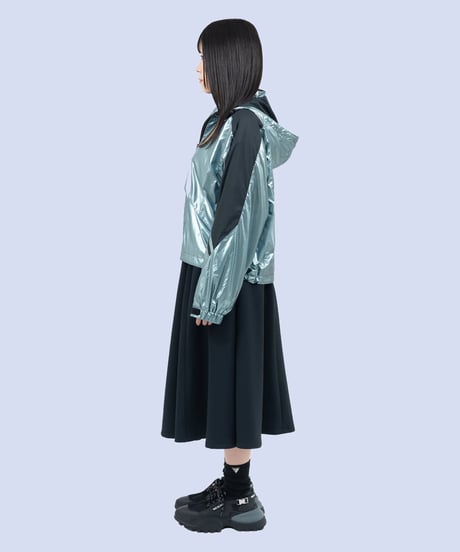 nonoyamaaki/ののやまあき　メタルショートパーカー（メタル）