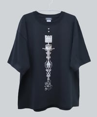nonoyamaaki/ののやまあき　記憶保存用回路Ｔシャツ（ブラック）