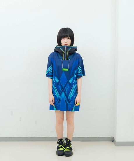 nonoyamaaki/ののやまあき　防衛機制外付けフード（ブラック）/ Defense mechanism external hood (black)