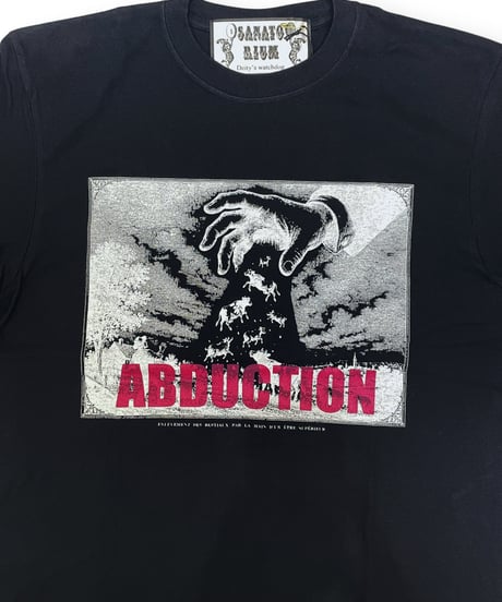 SANATORIUM/サナトリウム　SR359　アブダクションTシャツ（ブラック）