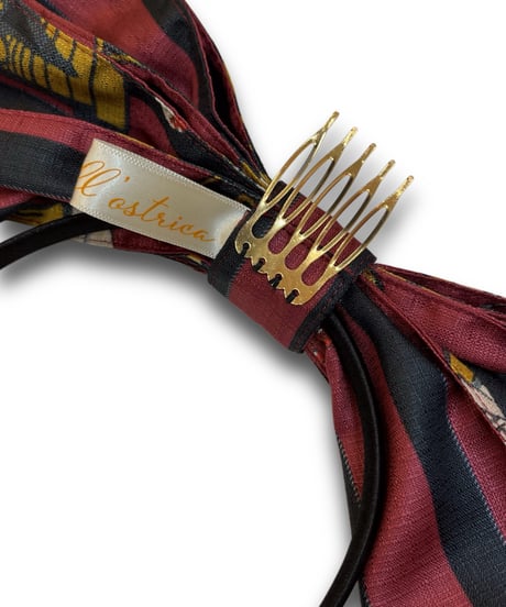 Perla nell' ostrica　2026P-AC  Alice in Wonder Glyph 2Way ribbon（Red）